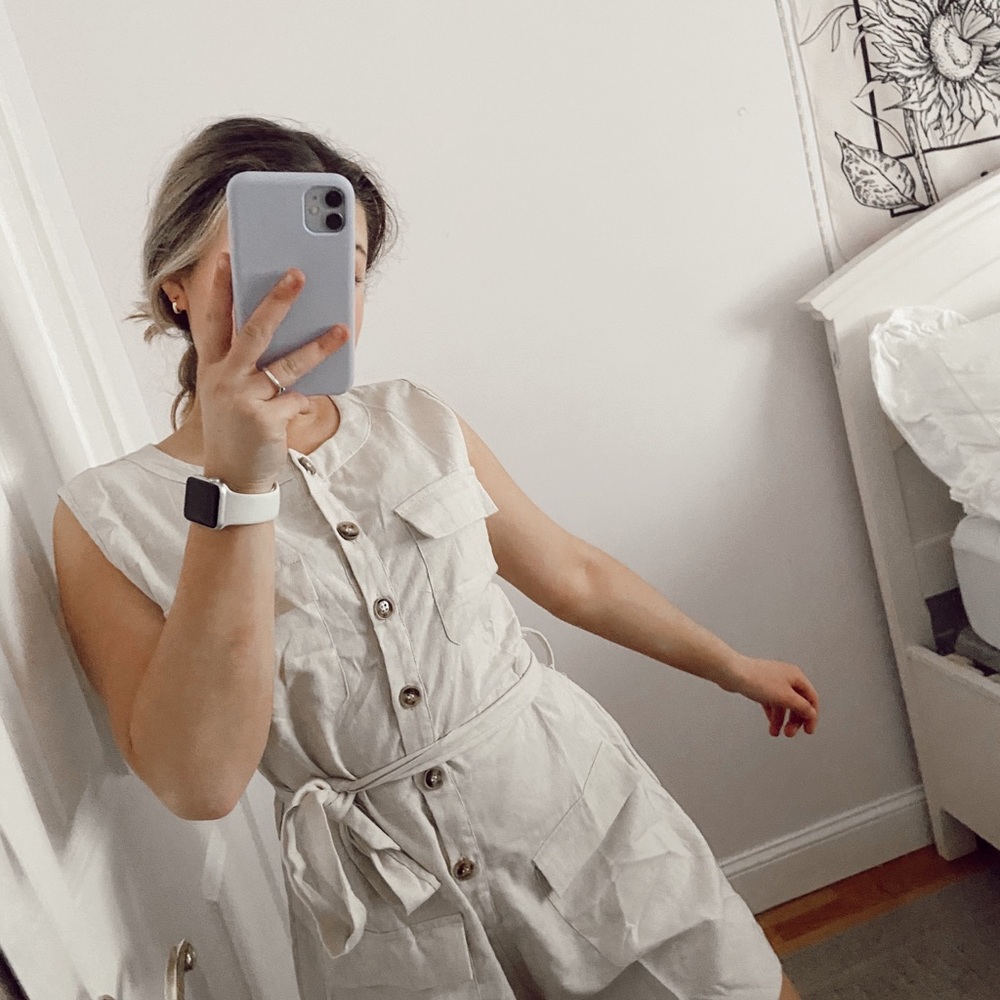 Linen Romper - Picture 7 of 7